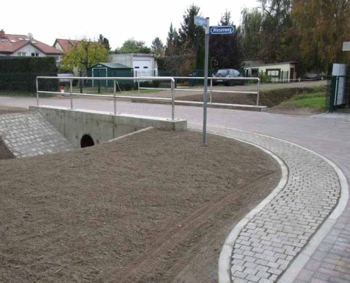 Neuer Durchlass am Wiesenweg (Foto: Gemeindeverwaltung)