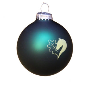 Weihnachtsbaumkugel mit Leegebruch-Logo